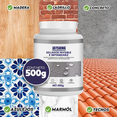 (COMPRA 1 LLEVA 2) Sellador Impermeable de Grietas y Fugas 500ML + 500ml + Brocha